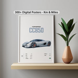 Koenigsegg Jesko Attack Car Digital Prints Wall Kids Boys Husband Room Decor Children Home Office Nursery Gift Friend for Him