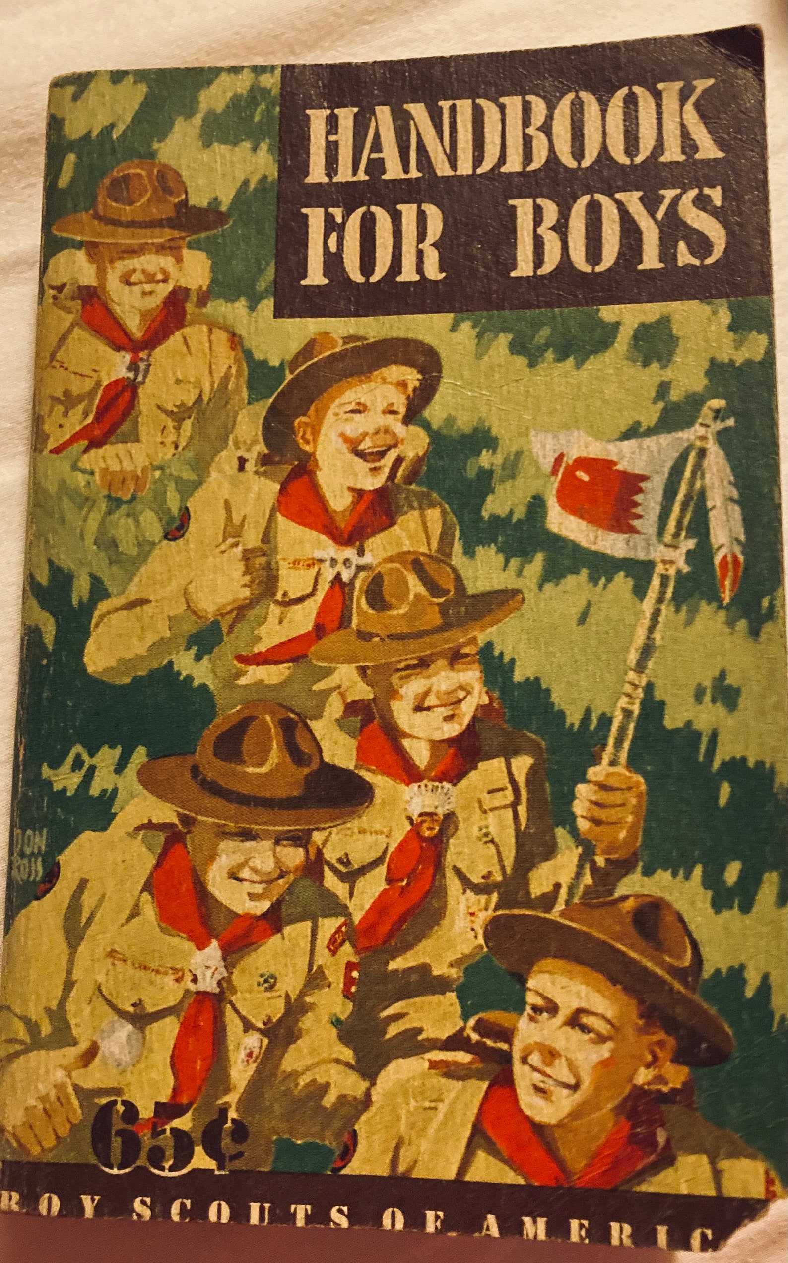 1948 BOY SCOUTS HANDBOOK Vintage Complete Info and Cool Etsy