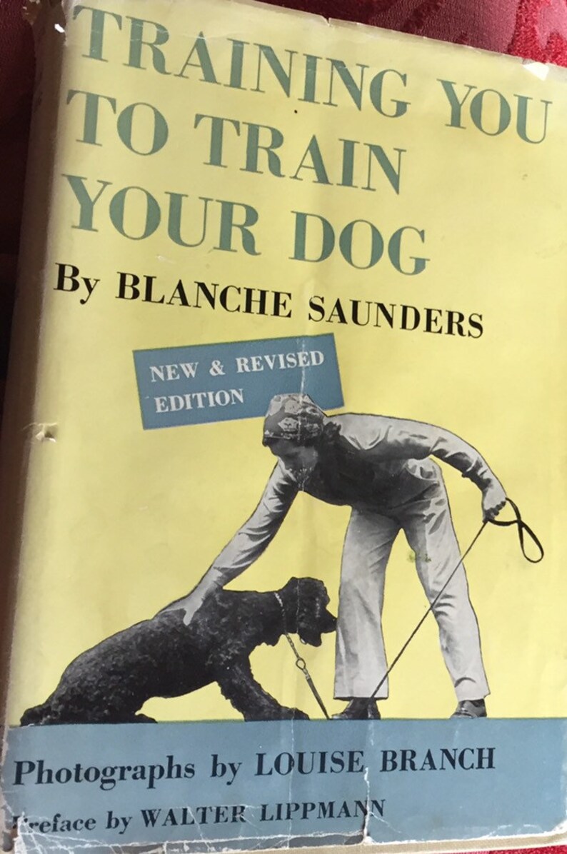 DOG TRAINING BOOK vintage 1952 guide reference pet learning Etsy