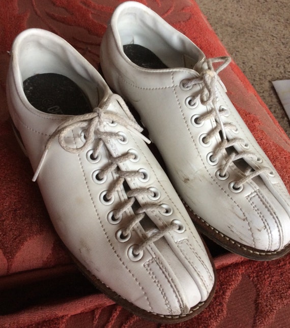 old fashioned bowling shoes