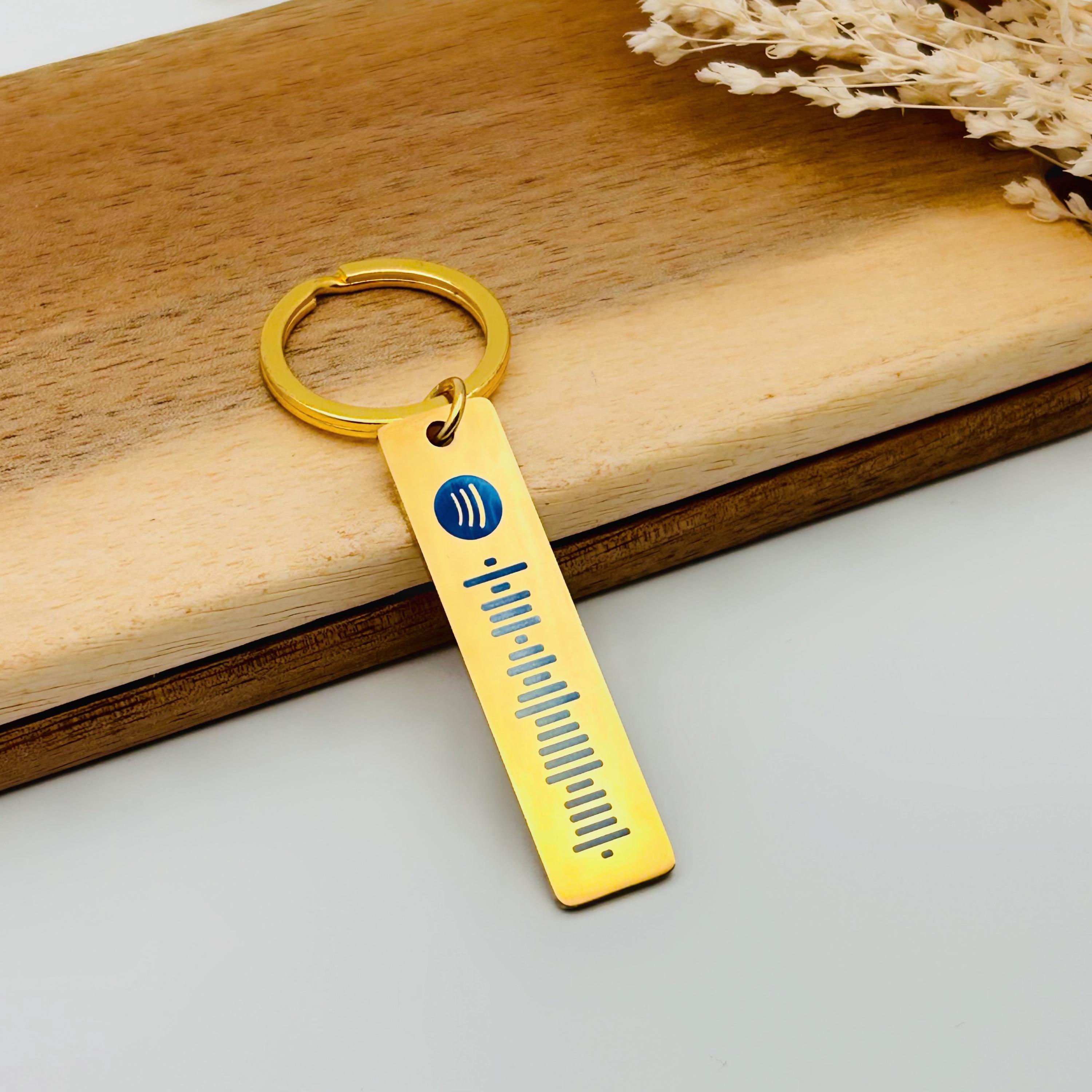Personalized Spotify Code Keychain - Custom Music Gift for Music Lovers ...