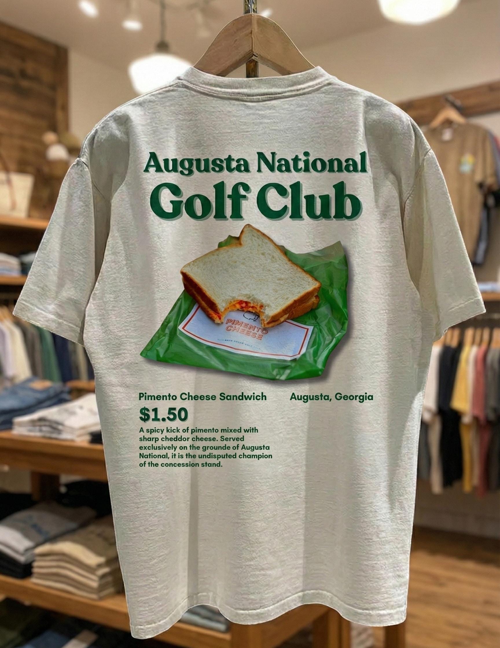 The Masters Vintage Shirt, Pimento Cheese Sandwich , Augusta