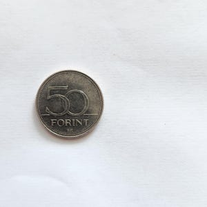 Vintage samlarobjekt 50 Forint 1997 BP Republiken Ungern