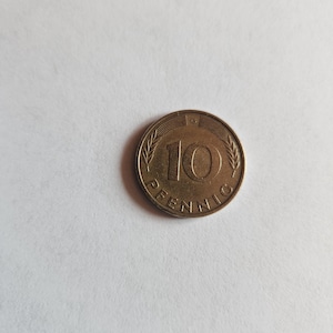 Vintage Rare Finds 10 Pfennig 1981 G , D , F , J