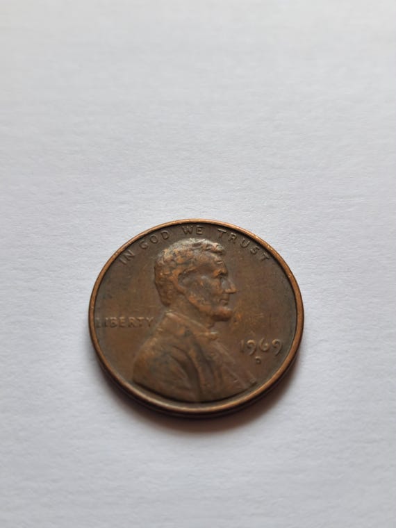 ヴィンテージ コレクタブル 1 リンカーン ペニー 1969 D - Etsy 日本