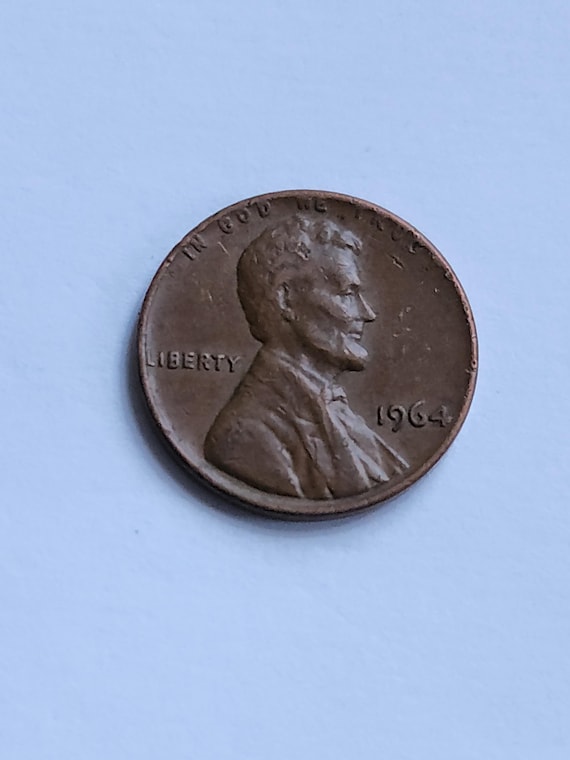 1964年 リンカーン 1セント硬貨マークなしレア ヴィンテージ コレクター向け 1 セント 1964 年 USA リンカーン ペニー