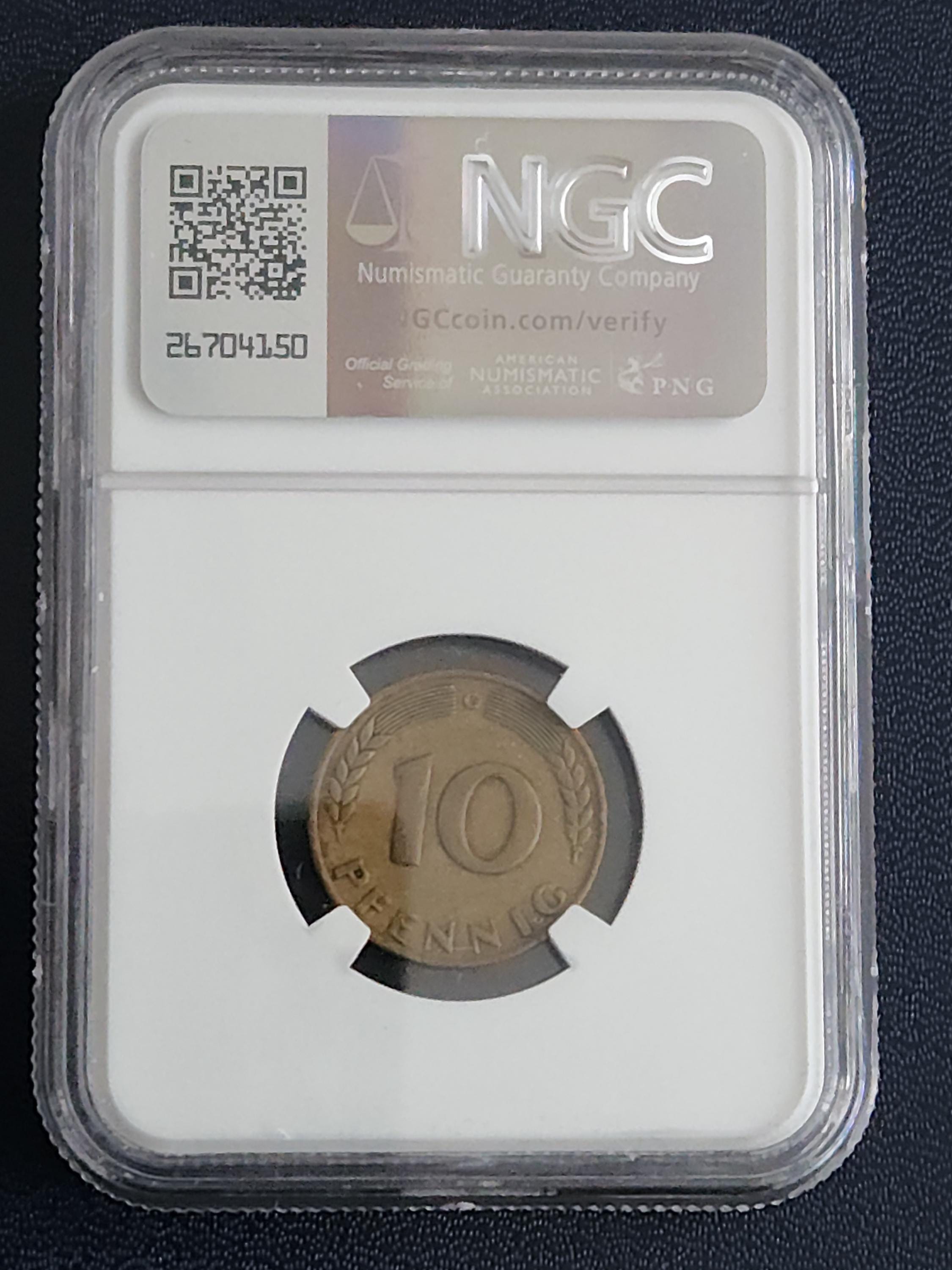1949年発行 10ペニヒ硬貨 1949 10 pfennig - Etsy 日本
