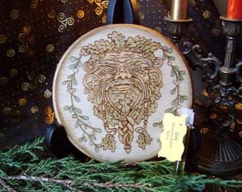 Made to Order Yule Altar Tile The Oak King