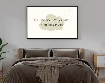 Impresión de arte de pared de descarga instantánea de cita de película de The Notebook