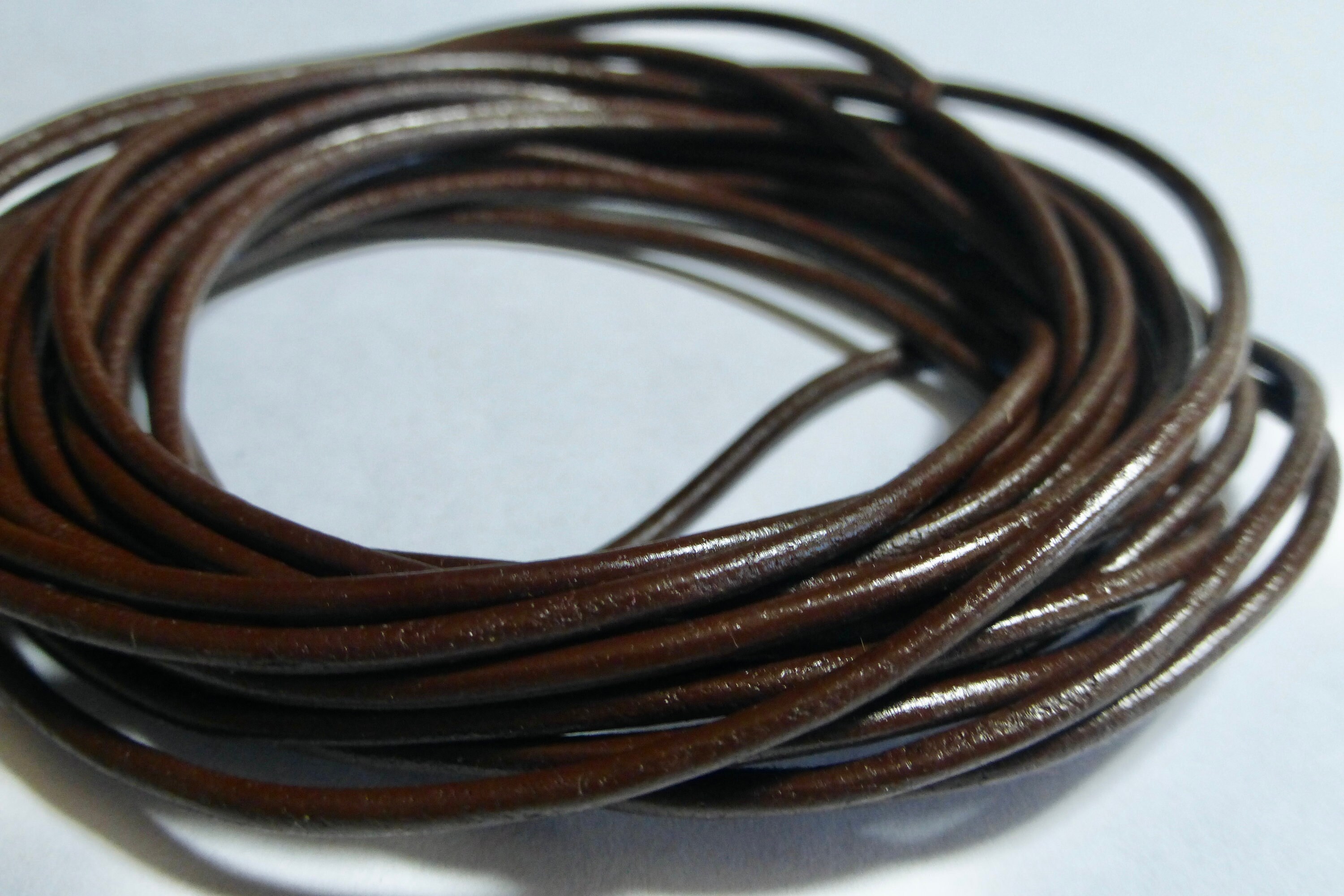  KONMAY Jewelry Real Leather Cord, 40 Yards 1.0mm Mixed Leather  String for Necklaces, Bracelets, Jewelry Making, Crafting and Braiding