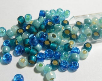Designer Blend of 6/0 Toho Glass Seed Beads in "Sanibel Island"