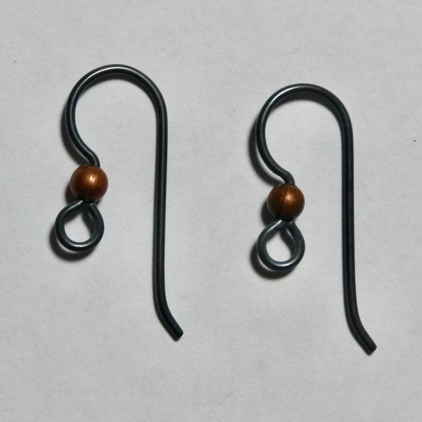 Antique Copper Earwires Etsy