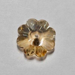 Swarovski Light Colorado Topaz Crystal Margarita Beads 12mm (6)