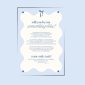 Something Blue proposal