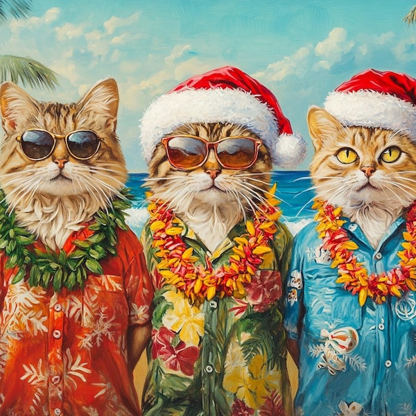 Retrato de animal de estimação de Natal, pintura de animal de estimação de Natal, presente de Natal para animais de estimação, retratos de animais de estimação da realeza, presente de Natal para a família, retratos de gatos de Natal