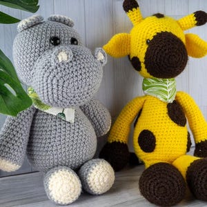 Hippo Amigurumi, Crochet Hippo, Gift for Kids, Handmade Stuffed Animal, Hippo Stuffie, Hippo Snuggler, Crochet Stuffed Animal