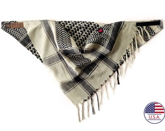 Shemagh Gesichtsmaske: Kriegerische Baumwollmaske für Outdoor-Sportarten - Hergestellt in den USA