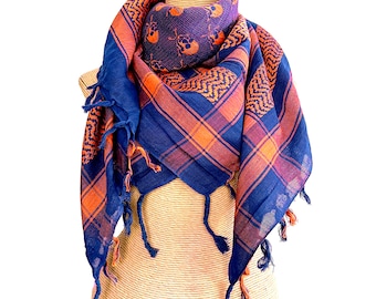 Cotton Shemagh Scarf: Tactical Army Style, Festival Wrap. AS IS.