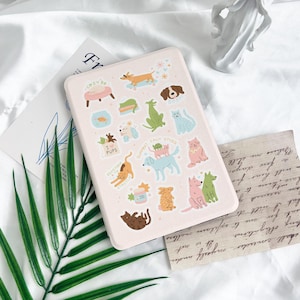 Cute Puppy 2024 Colorsoft Strap Kindle case Paperwhite Kindle case,Kindle/Paperwhite 10/11th 6&#39;&#39; 6.8&#39;&#39; Auto Wake/Sleep customization