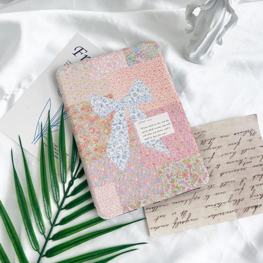 Floral Bow Tie 2024 Colorsoft Strap Kindle Case Paperwhite Kindle Case ...