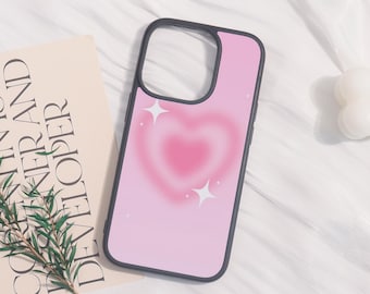 Heart Pink Soft Phone Case For iphone 17 iphone 16 15 14 13 12 11 iPhone Pro/Pro max iPhone XR XS Max Mini iPhone 16e,Customized Gift
