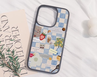 Grids Soft Phone Case For iphone 17 iphone 16 15 14 13 12 11 iPhone Pro/Pro max iPhone XR XS Max iPhone 16e iPhone Mini,Customized Gift