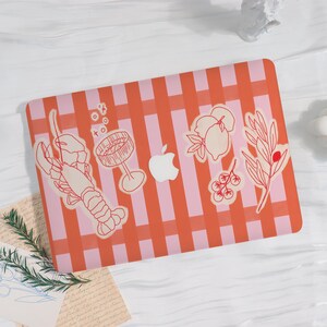 Lobster Wine Glass Hard Matte MacBook Case for MacBook Pro 16 15 14 13,Air 13 14 15,Ret 15 13 Hard Protect Shell for Macbook Neo A18 2026