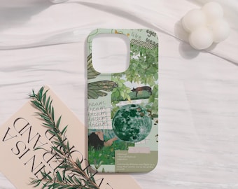 Earth Green Hard Phone Case For iPhone 17 iphone 16 15 14 13 12 11 iPhone Pro/Pro max iPhone XR XS Max Mini iPhone 16e,Customized Gift