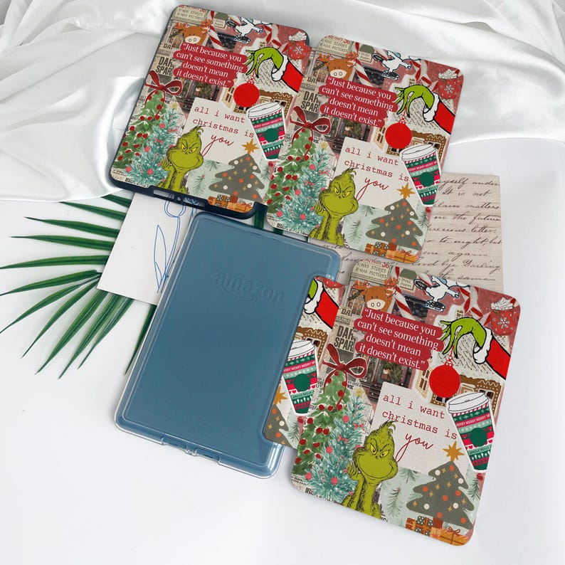 Christmas Collage 2024 Colorsoft Strap Kindle Case Paperwhite Kindle ...