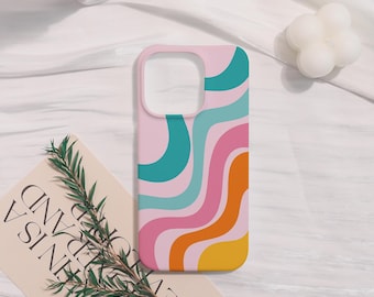Rainbow Simple Hard Phone Case For iPhone 17 iphone 16 15 14 13 12 11 iPhone Pro/Pro max iPhone XR XS Max Mini iPhone 16e,Customized Gift