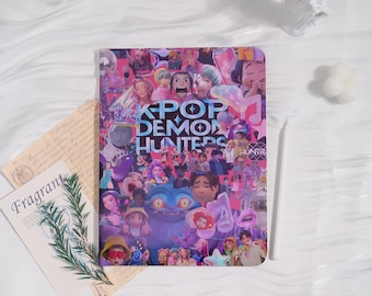 Purple Note iPad Case For iPad 9.7" 10.2" 10.9" 11" A16,iPad Air 5/6/7 iPad Pro iPad 2024 2025 iPad Mini5/6 iPad 10th Case Book&Flip
