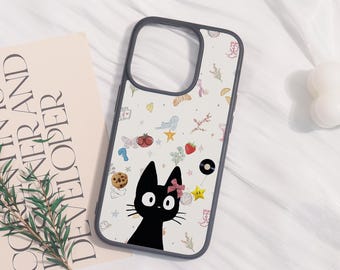 Black Cat Soft Phone Case For iphone 17 iphone 16 15 14 13 12 11 iPhone Pro/Pro max iPhone XR XS Max iPhone 16e iPhone Mini,Customized Gift