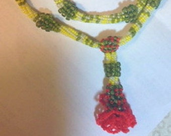 Kankakee Beadwoven Necklace