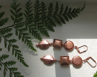 Matinicus Copper Dangle Earrings