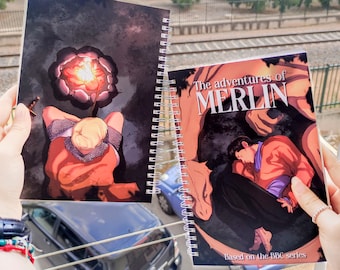 Notebook / Sketchbook Merlin and Dragon Aithusa