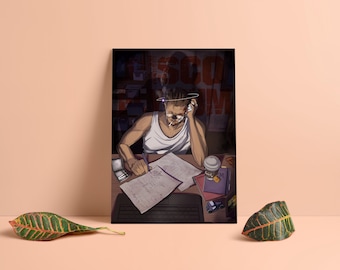 Print Kim Kitsuragi DE