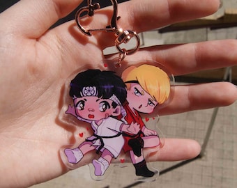 Keychain GLOSSY Daniel LaRusso and Johnny Lawrence