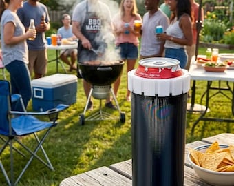Beerzooka Dual Can Holder | Holds Two 375ml Cans | Tailgate & Party Accessory | Designed by Telen Gagistro