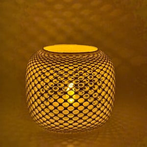Brighten Your Space with Our Stunning 3D Printed LED Tea Light Holder!