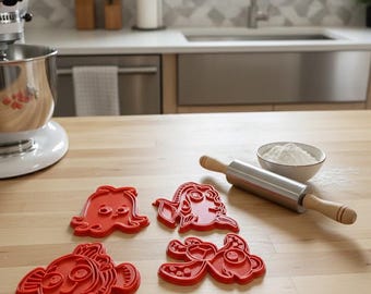 Finding Nemo Cookie Cutters - Disney Pixar Themed Baking - 3D Printed Cookie Stamps