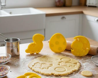 Dinosaur Cookie Cutters – 3D Printed Baking Set