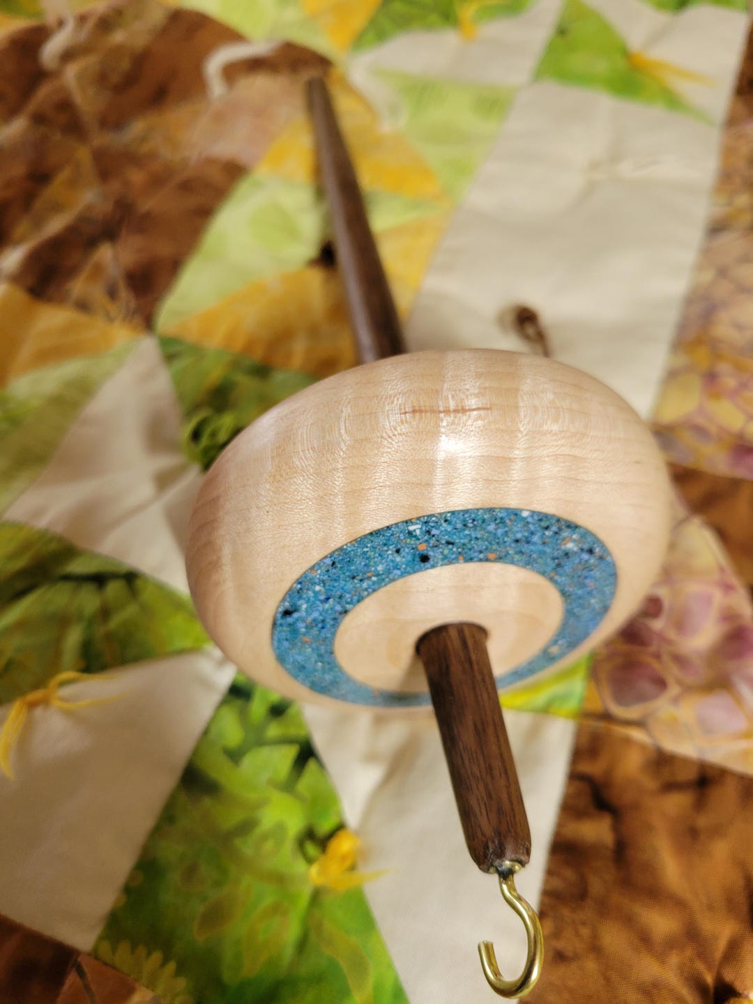 Top Whorl Drop Spindle Fiber Yarn Spinning Winding - Etsy