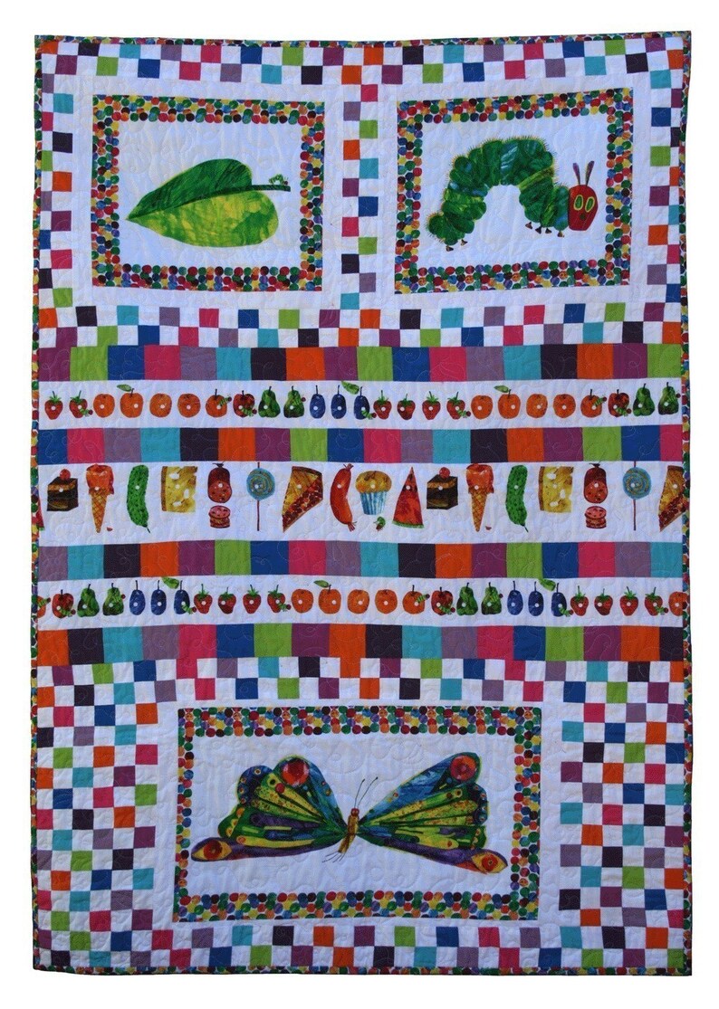 So Hungry Very Hungry Caterpillar Quilt PDF Sewing Pattern Etsy