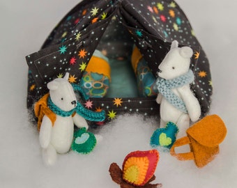 Chalky and Cotton Go Camping PDF Sewing Pattern