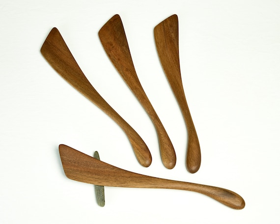 Paddle Stirrer Left or Right Hand Stirring Utensil Wood 