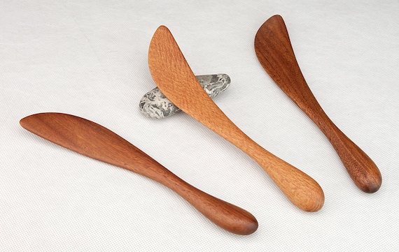 Small Pan Stirrer - Left or Right Hand - Great for Sauces - Tasting Spoon - Elegant Modern Minimal Design - Handmade by Someone Who Cooks featured image