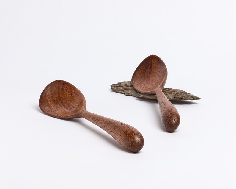 Shallow Wooden Stirring Spoon Made to Order Traditional Spatula & Spurtle Alternative Cookware Kitchen Cooking Utensils . image 4