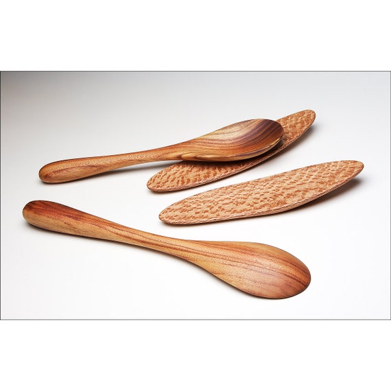 Wooden Stirring Spoon - Sauce Spoon - Wood Kitchen Utensil - Left or Right Handed - Cooking Spatula Alternative Stirrer - Made by a Cook featured image