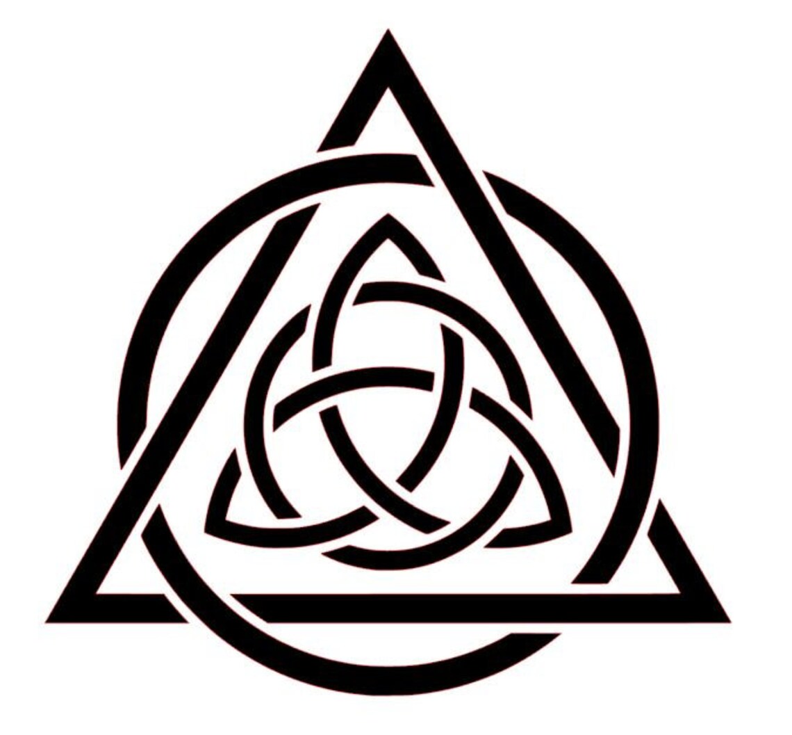 Celtic Trinity Knot, Celtic Mystic Symbol, Triquetra Spiritual Symbol ...
