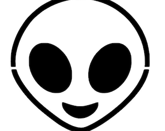 Alien Emoji, Custom Emojis, Kawaii Decals, Social Media Emojis, Emoticon Decals, Cute Emoticons, Laptop Stickers, Cell Phone Stickers